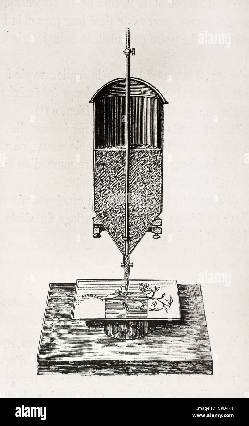 Glass engraving machine old illustration (copper wheel method Stock Photo -  Alamy