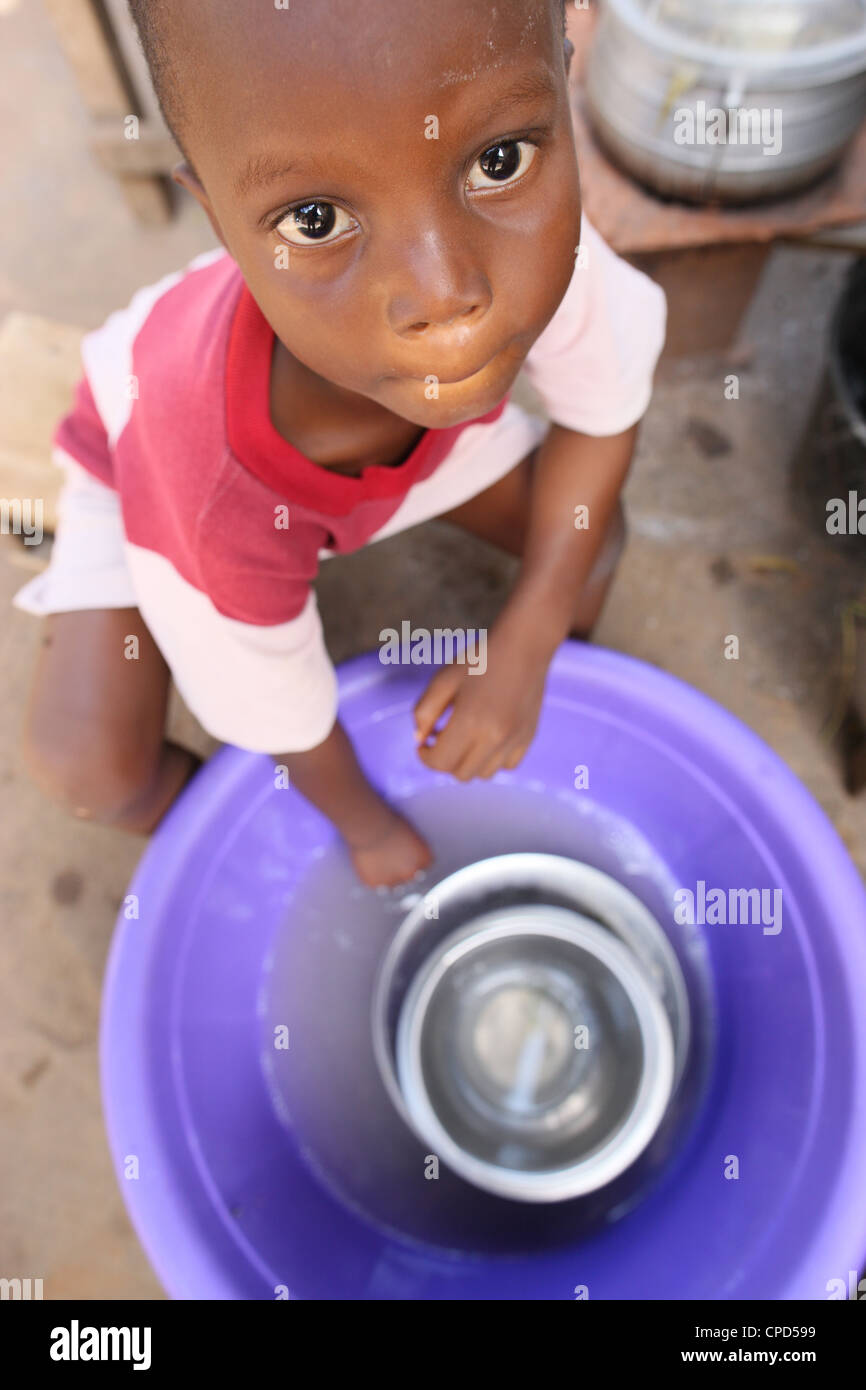 Water, Lome, Togo, West Africa, Africa Stock Photo