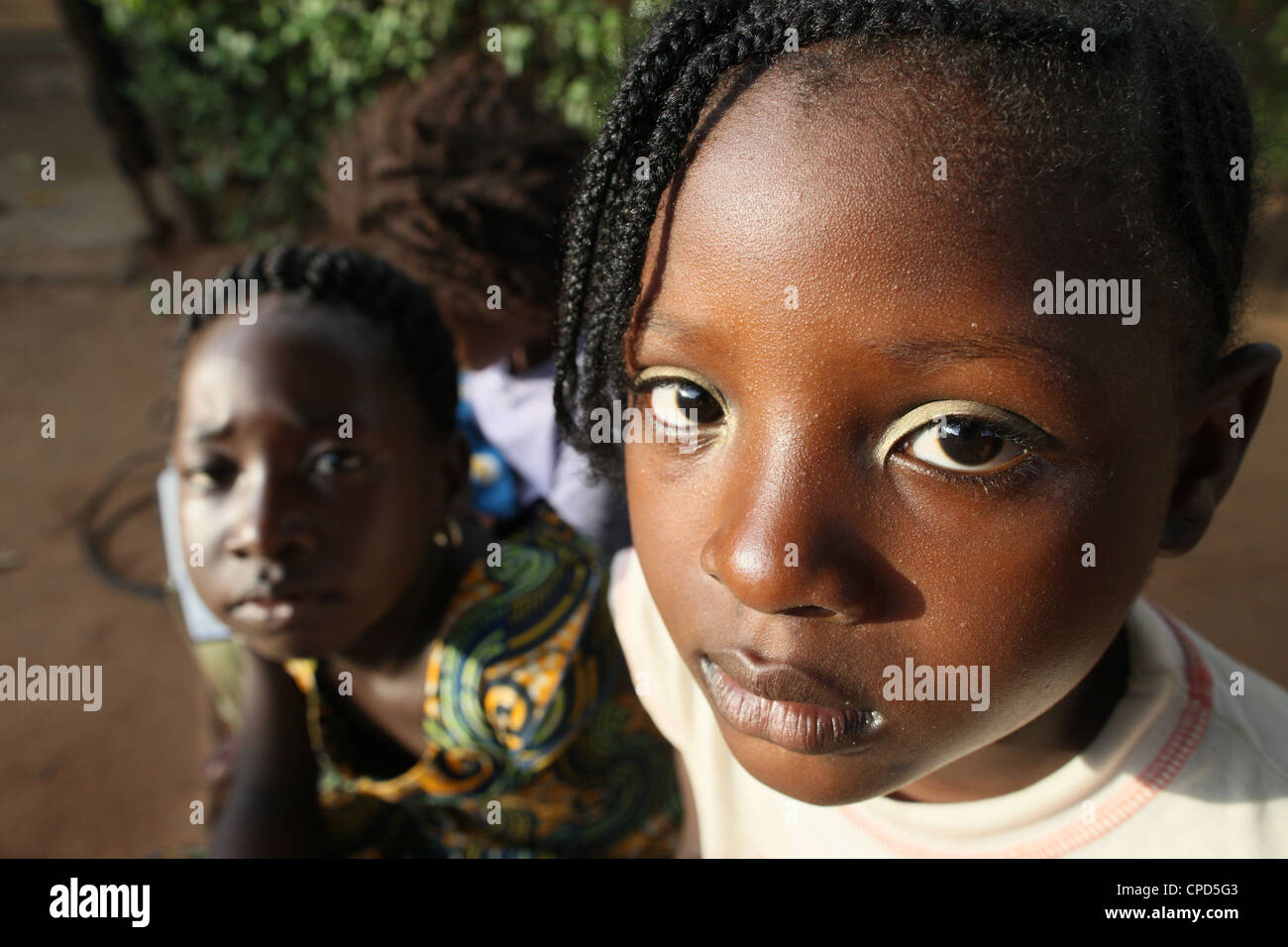 African children, Lome, Togo, West Africa, Africa Stock Photo