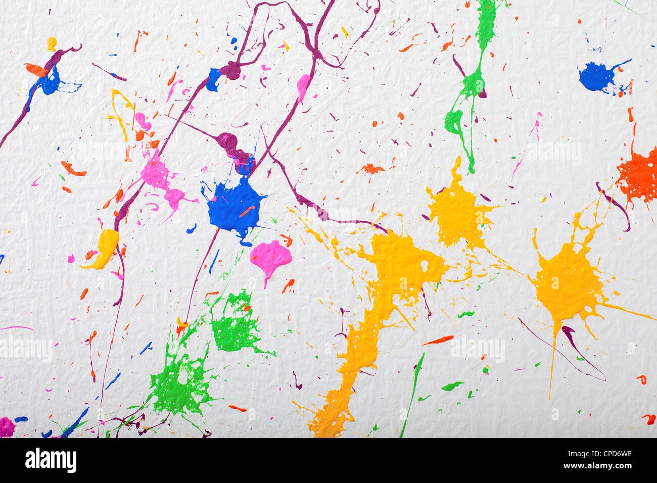 Splatter painting Stock Photo