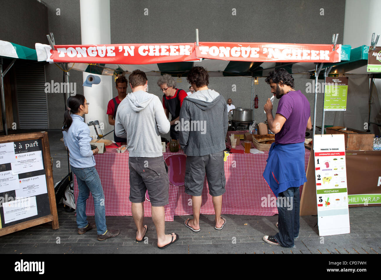 Streetfood London UK Stock Photo - Alamy