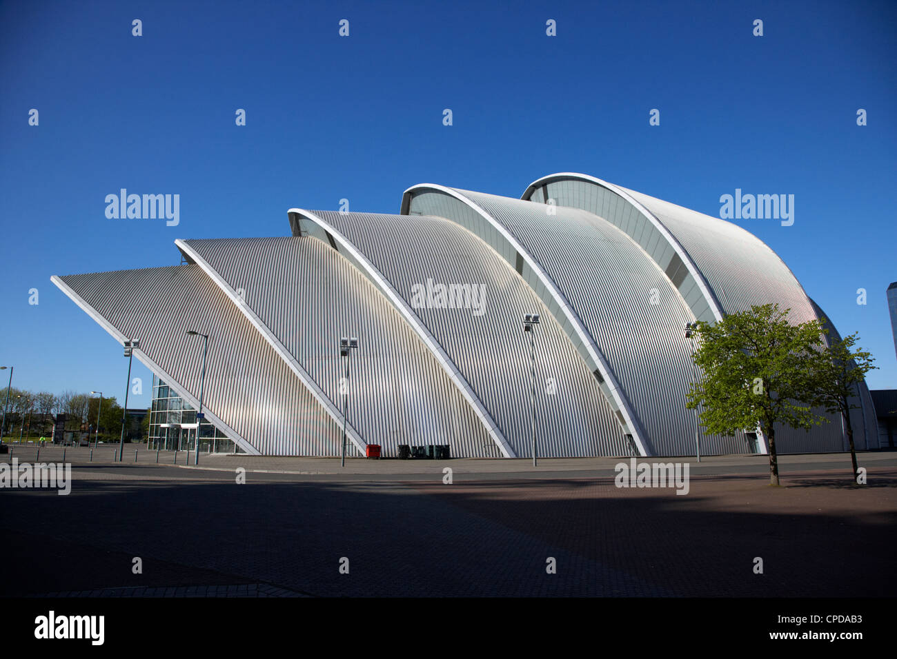 The Clyde Auditorium at the scottish exhibition and conference centre secc Glasgow Scotland UK Stock Photo