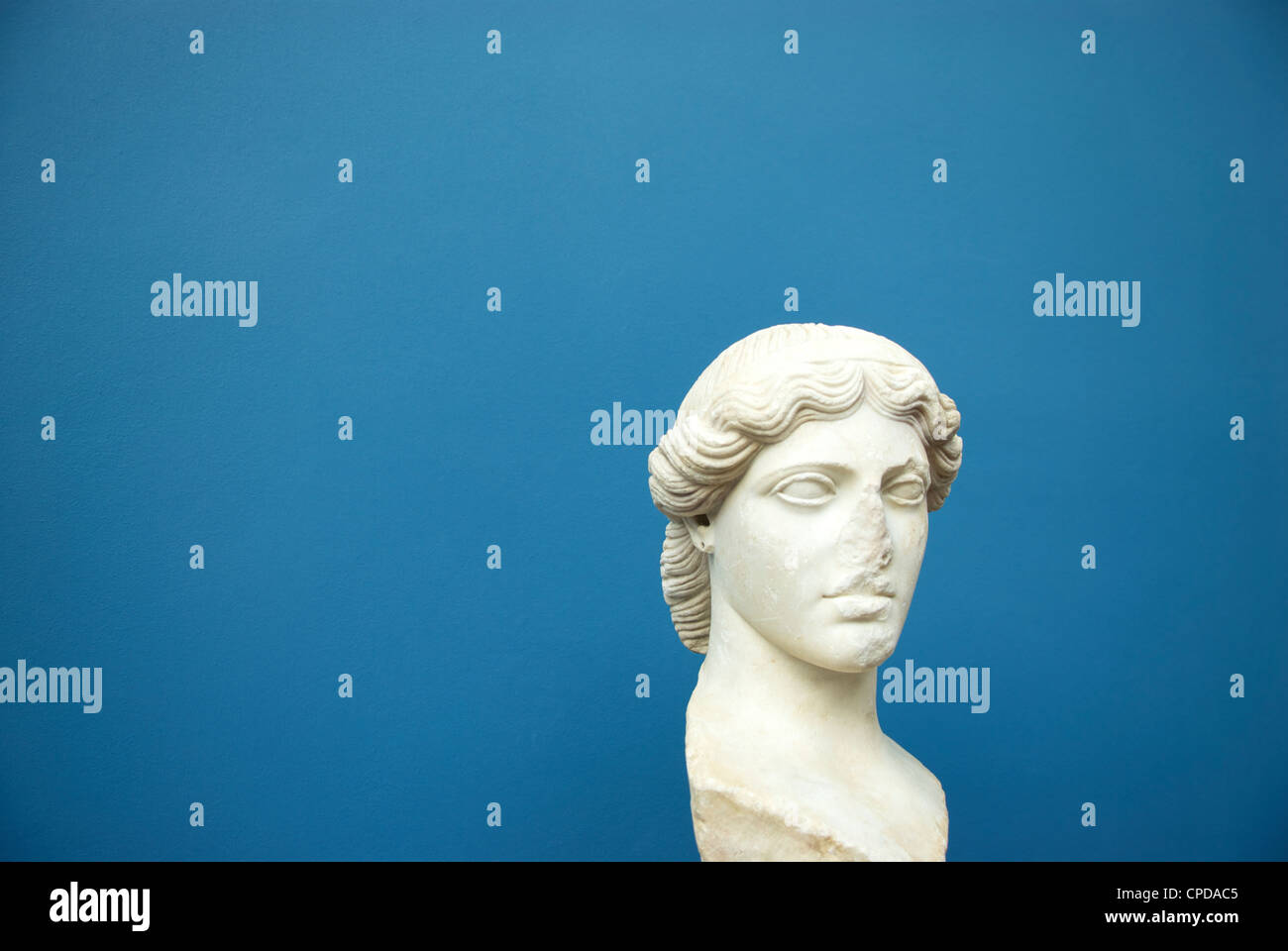 ANCIENT BUST Stock Photo