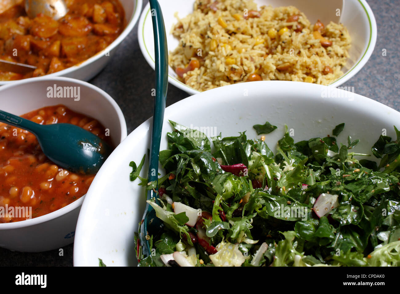 A selection of home made indian food Stock Photo - Alamy