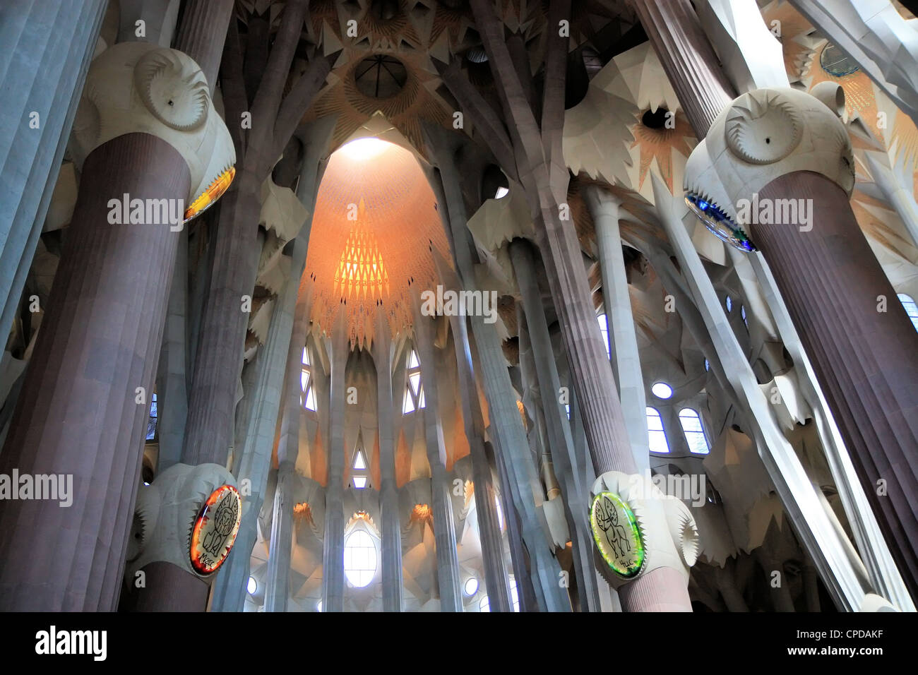 Sagrada familia church, Barcelona, Spain Stock Photo