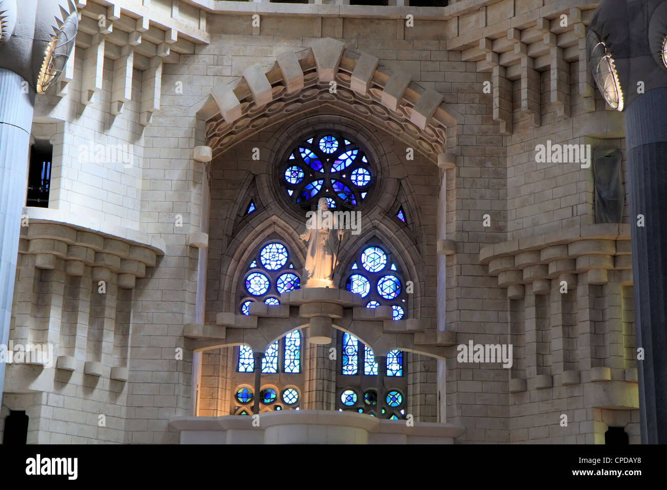 Sagrada familia church, Barcelona, Spain Stock Photo