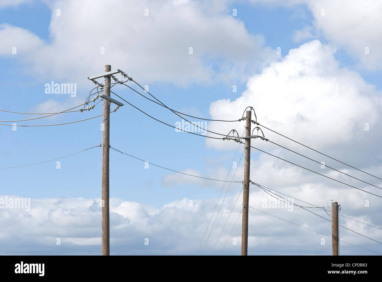 Telephone Poles Stock Photo Alamy