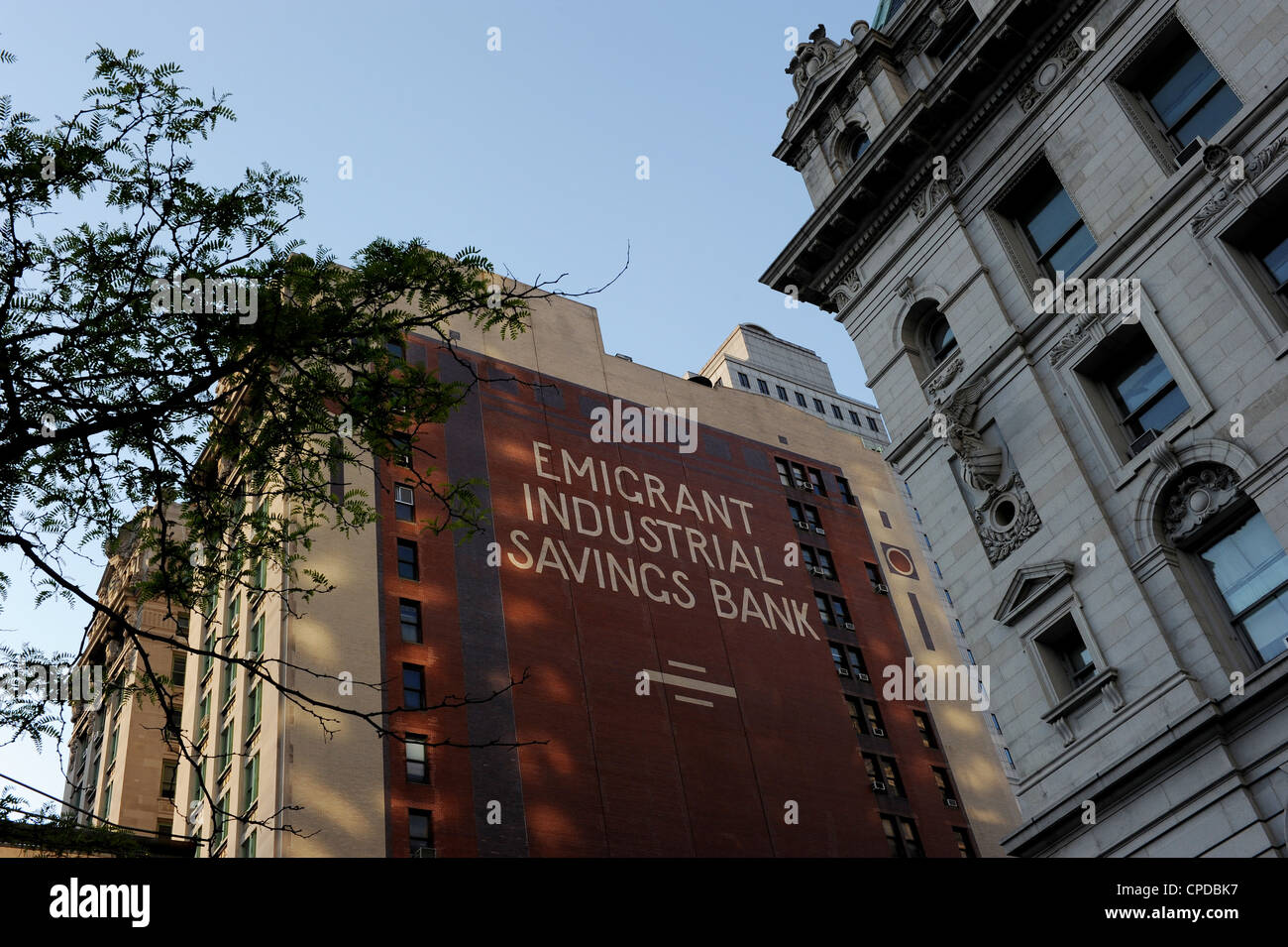 Former headquarters of The Emigrant Industrial Savings Bank, New York Stock Photo
