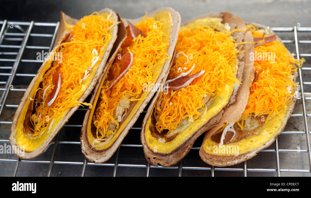 Thai Crispy Pancakes Stock Photo Alamy
