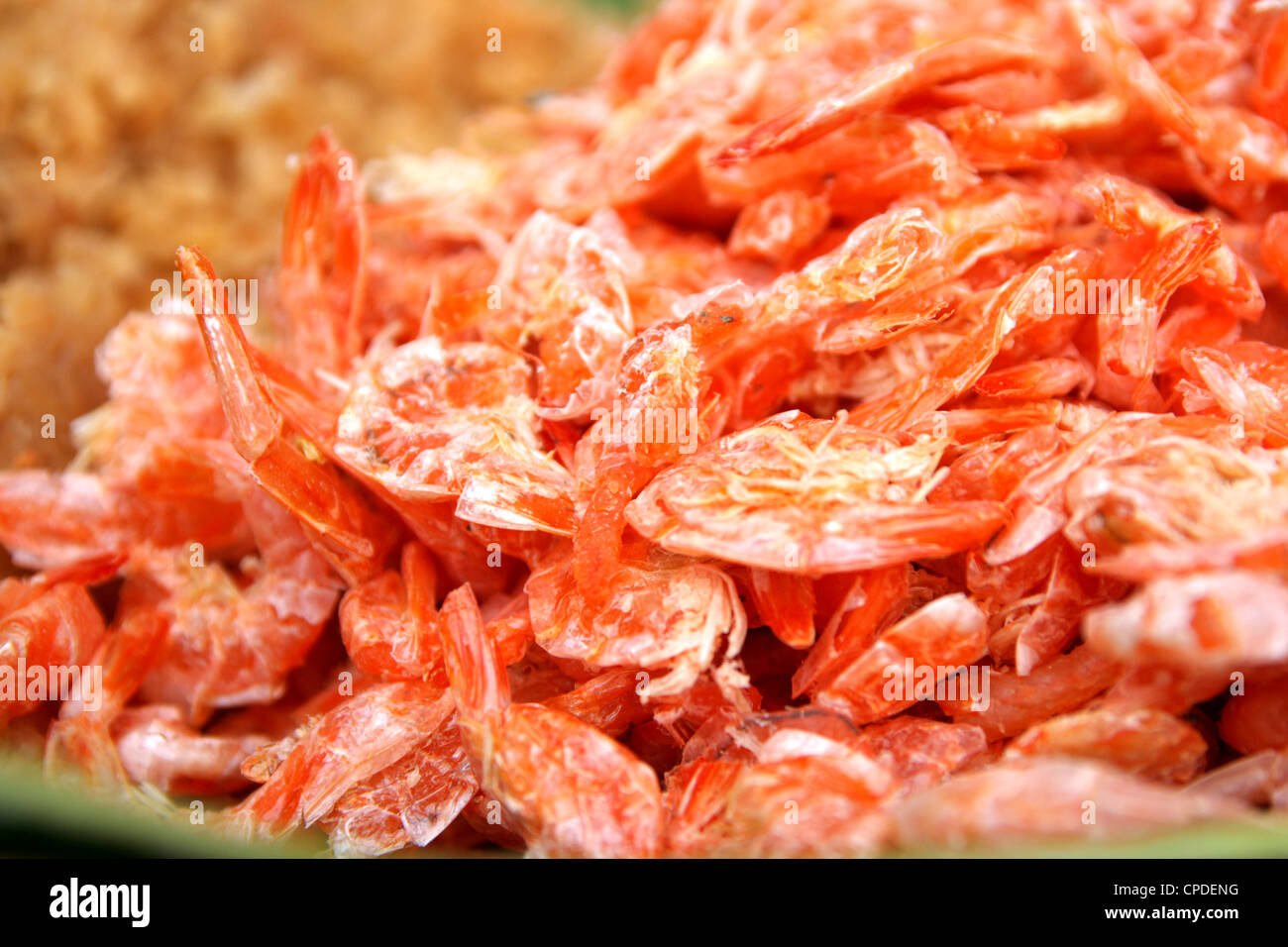 Dried shrimps closed up Stock Photo Alamy