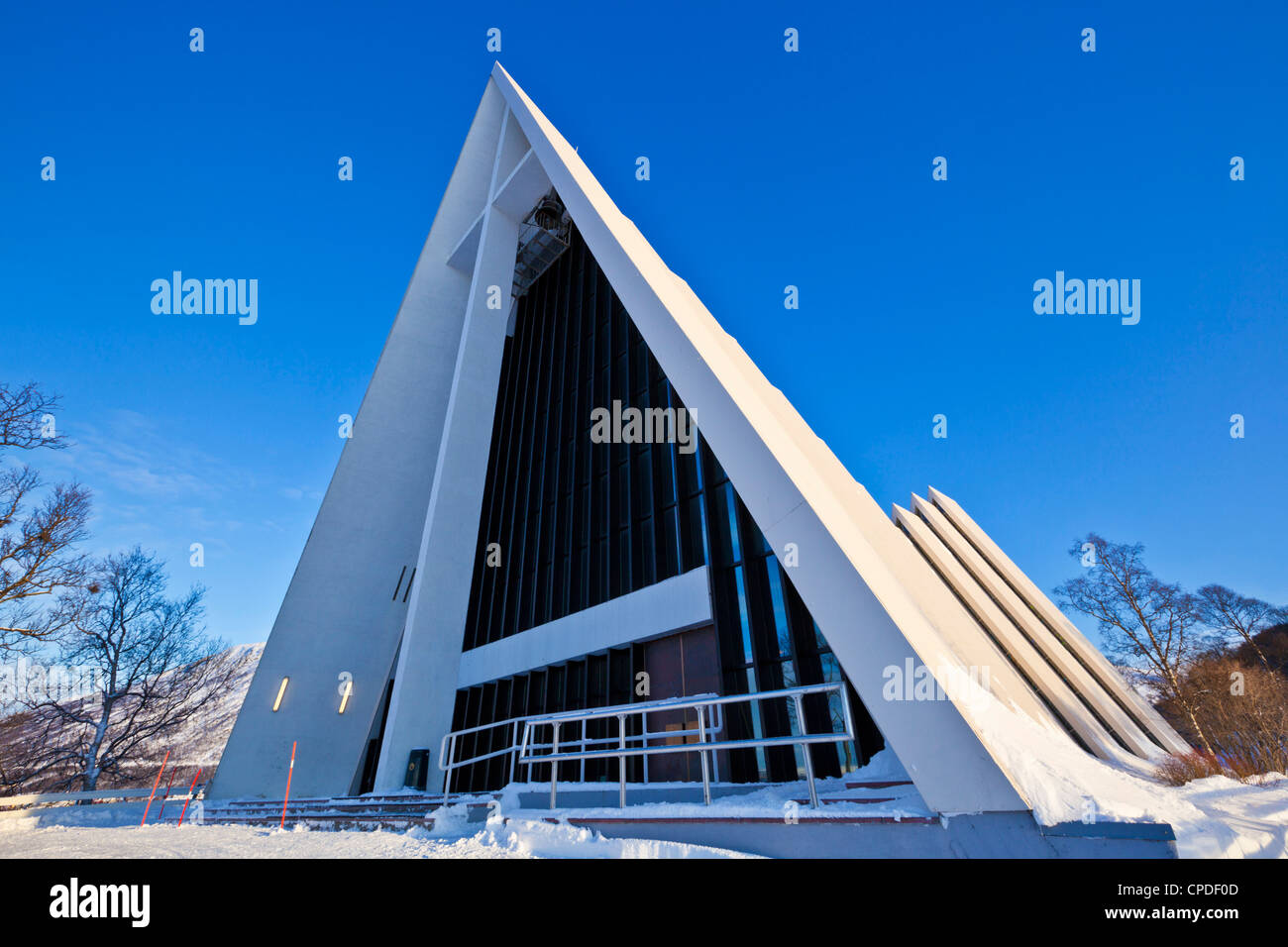 The Arctic Cathedral, Polar church, Tromso, Troms, North Norway, Scandinavia, Europe Stock Photo