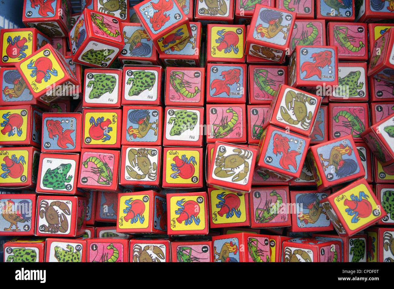 Thai Dice Toys Stock Photo Alamy