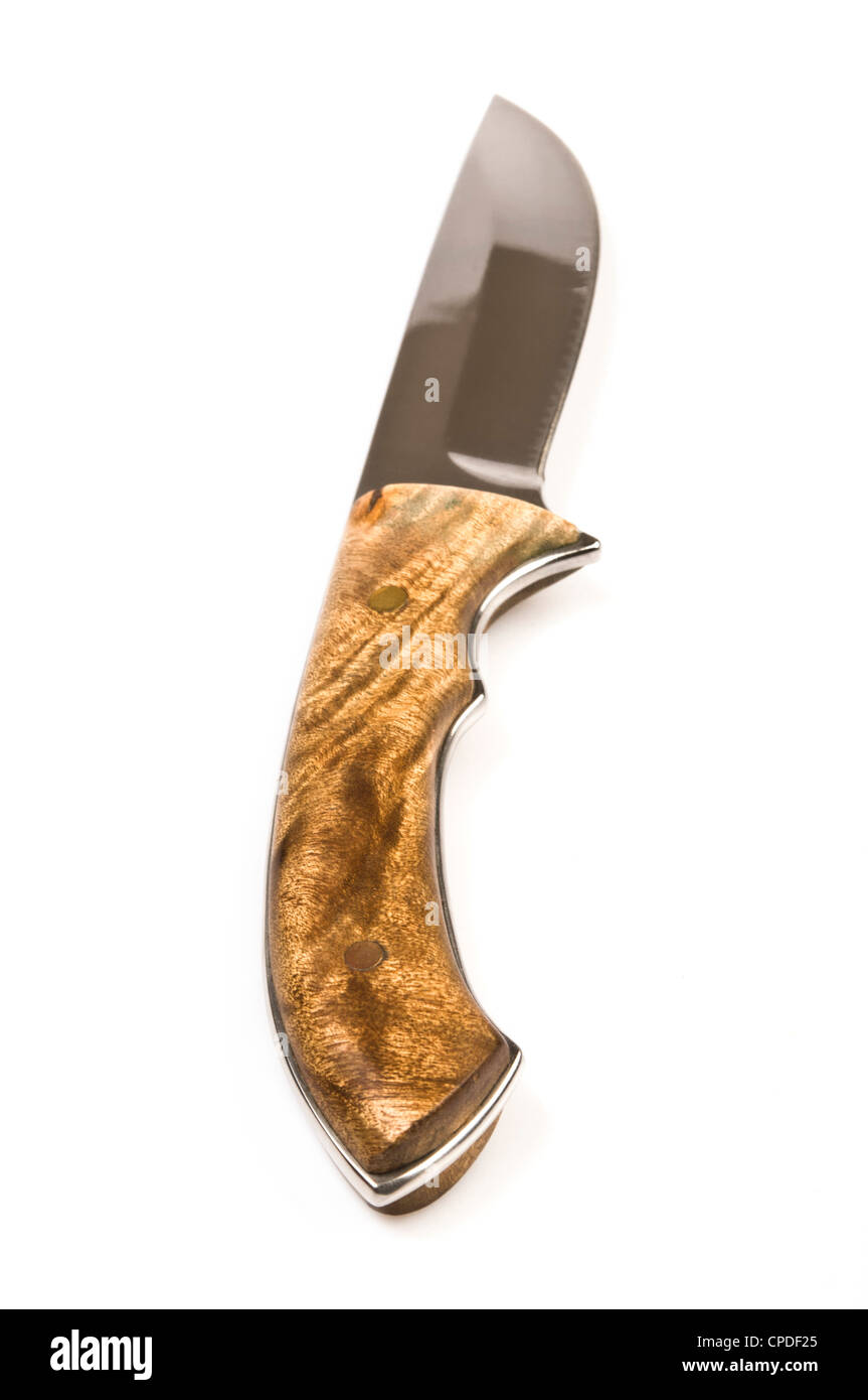 steel knife with wood handle Stock Photo - Alamy