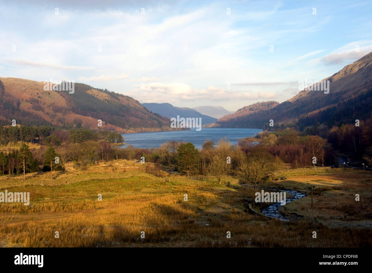 Lake Thirlmere reservoir from the Dunmail Rise road, Lake District
