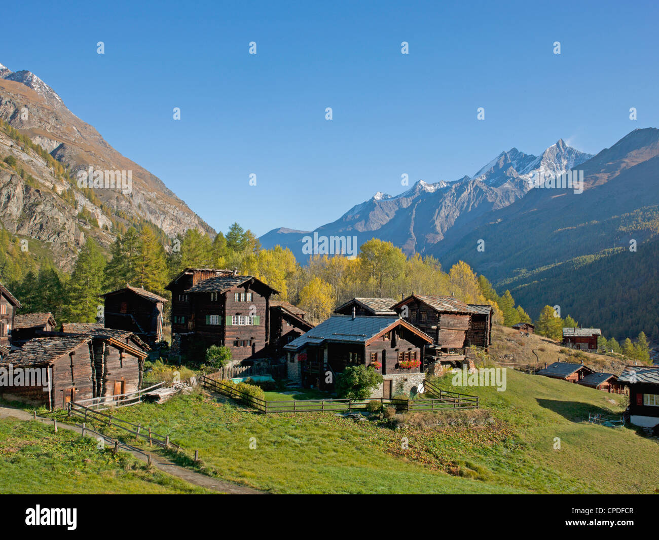 Zermatt, Valais, Swiss Alps, Switzerland, Europe Stock Photo