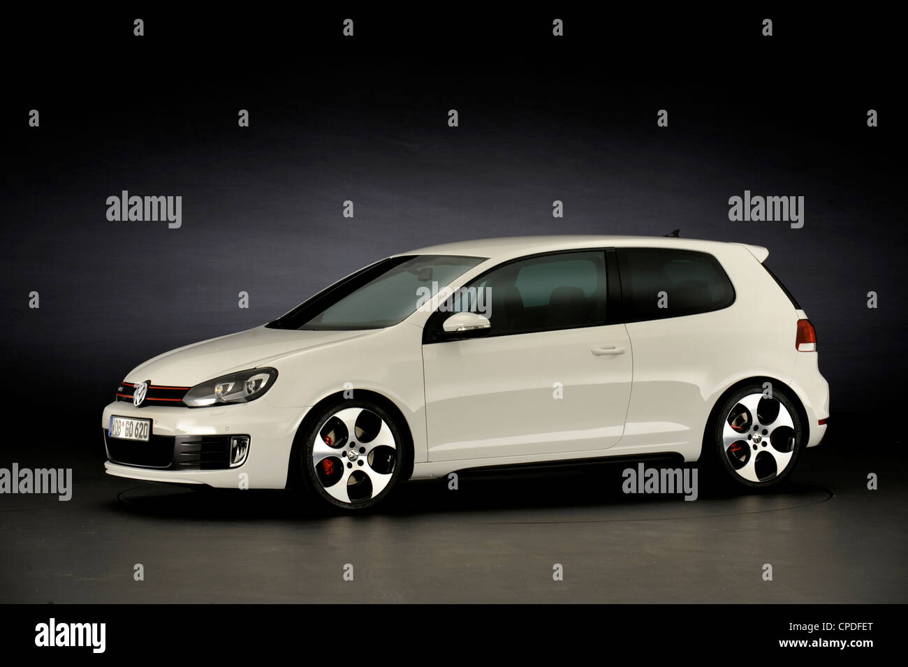 White volkswagen golf gti hi-res stock photography and images - Alamy