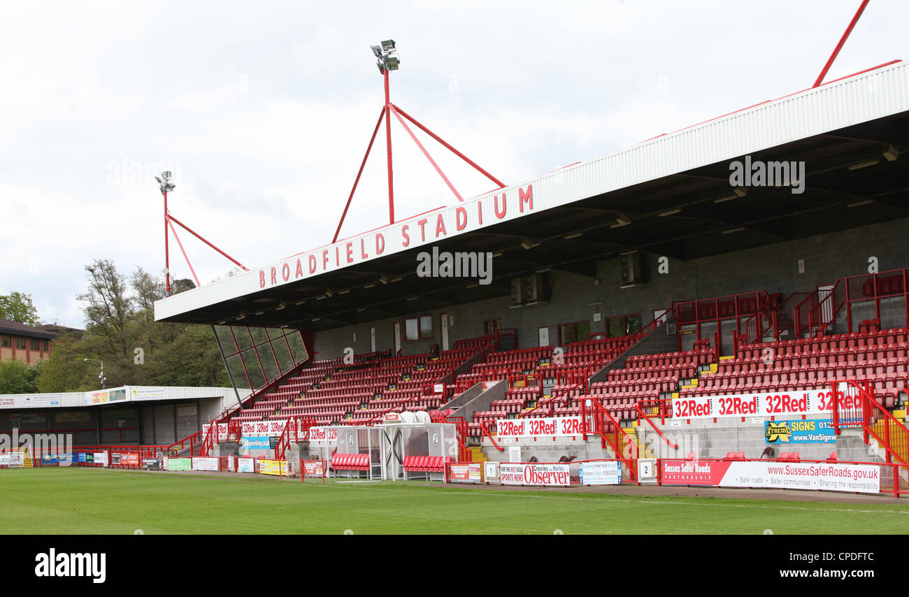 Broadfield Stadium home of Crawley Town Football Club. Picture by James Boardman. Stock Photo