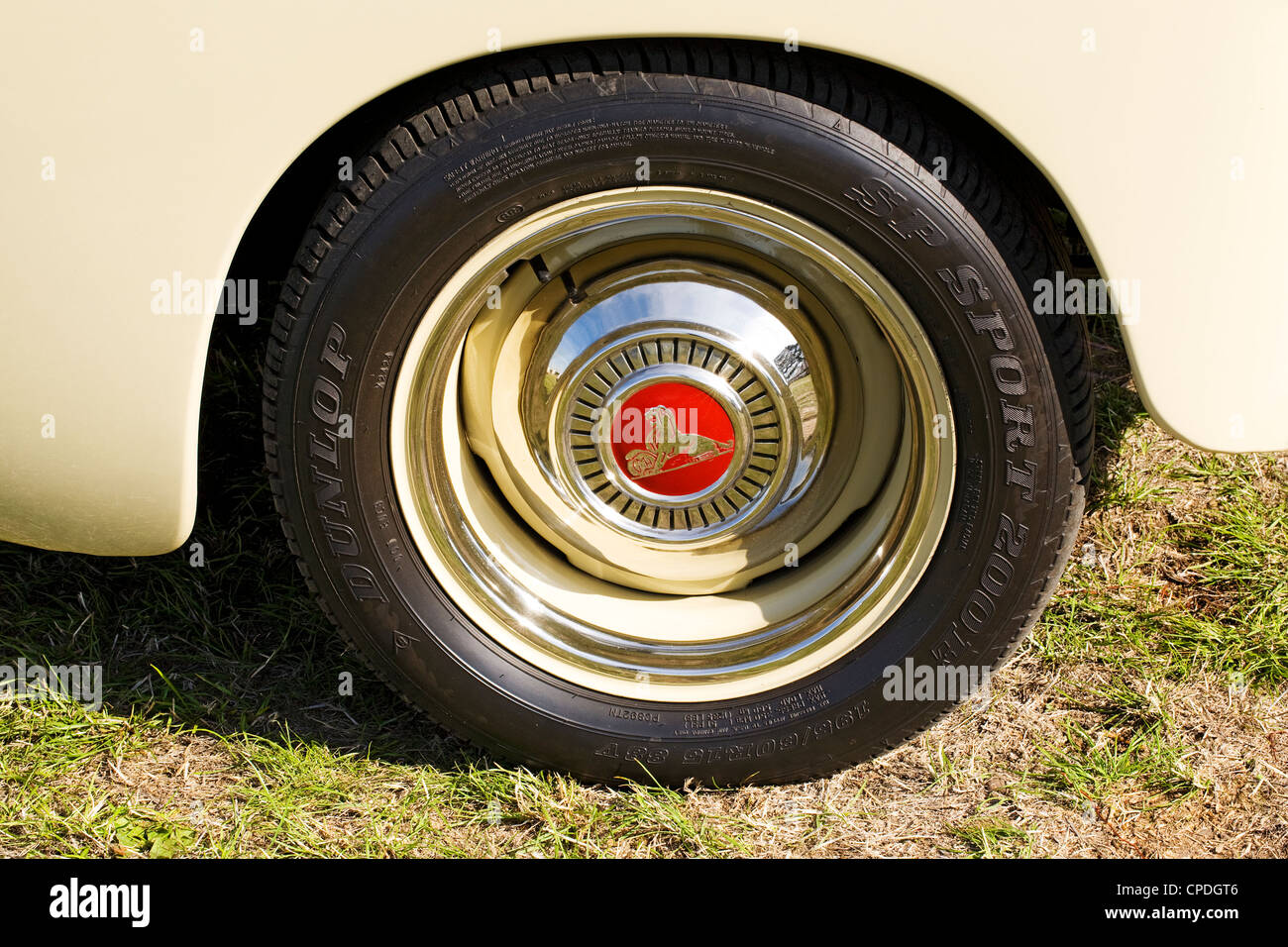 Clunes Australia  /  A classic Australian built car the 1955 model FJ Holden,on display at the Historic Vehicle Show. Stock Photo