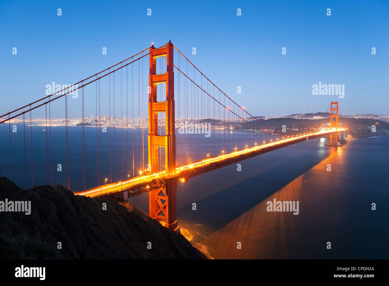 Golden Gate Bridge, San Francisco, California, United States of America, North America Stock Photo