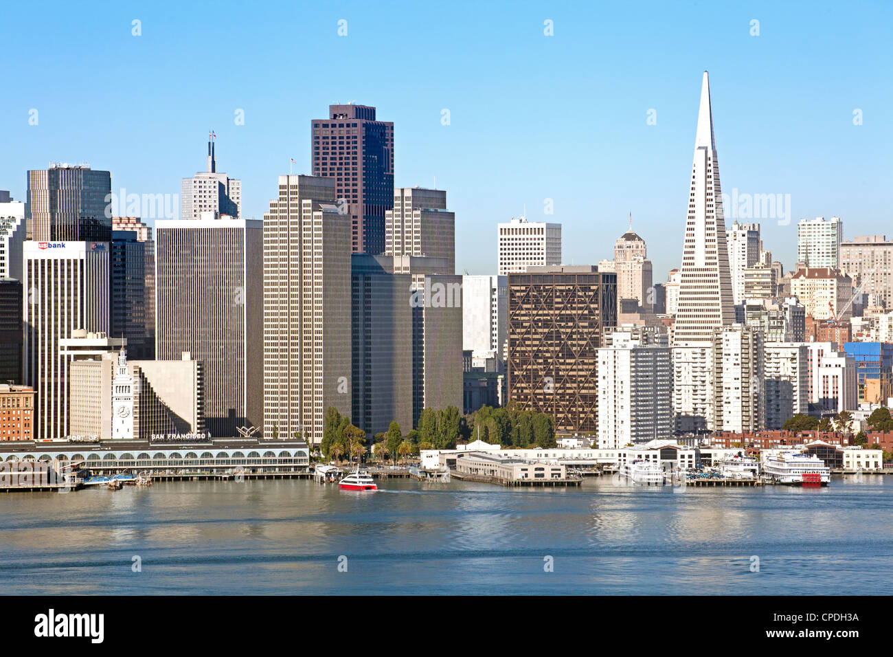 Downtown city skyline, San Francisco, California, United States of America, North America Stock Photo