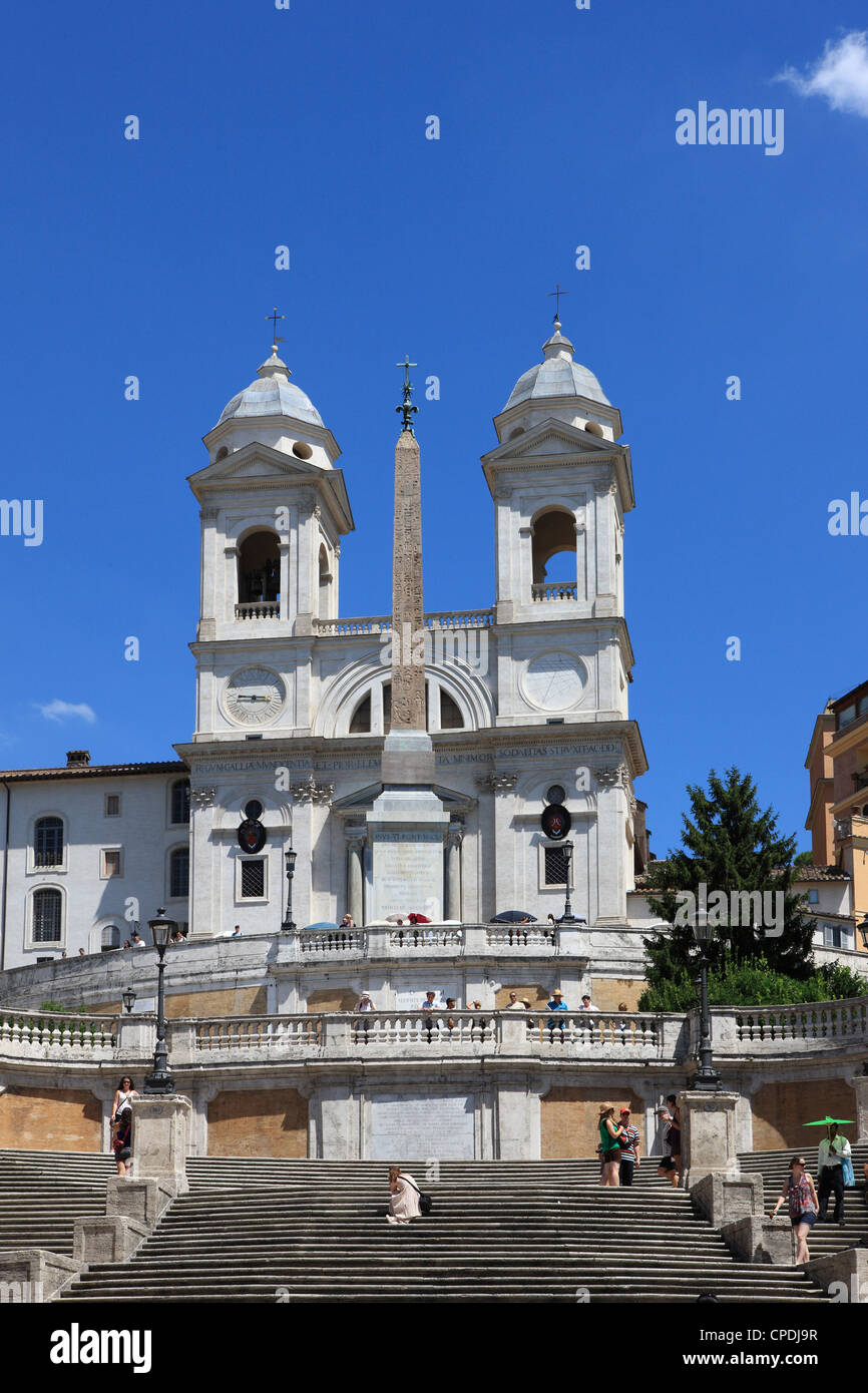 Trinita dei Monti church, Rome, Lazio, Italy, Europe Stock Photo - Alamy
