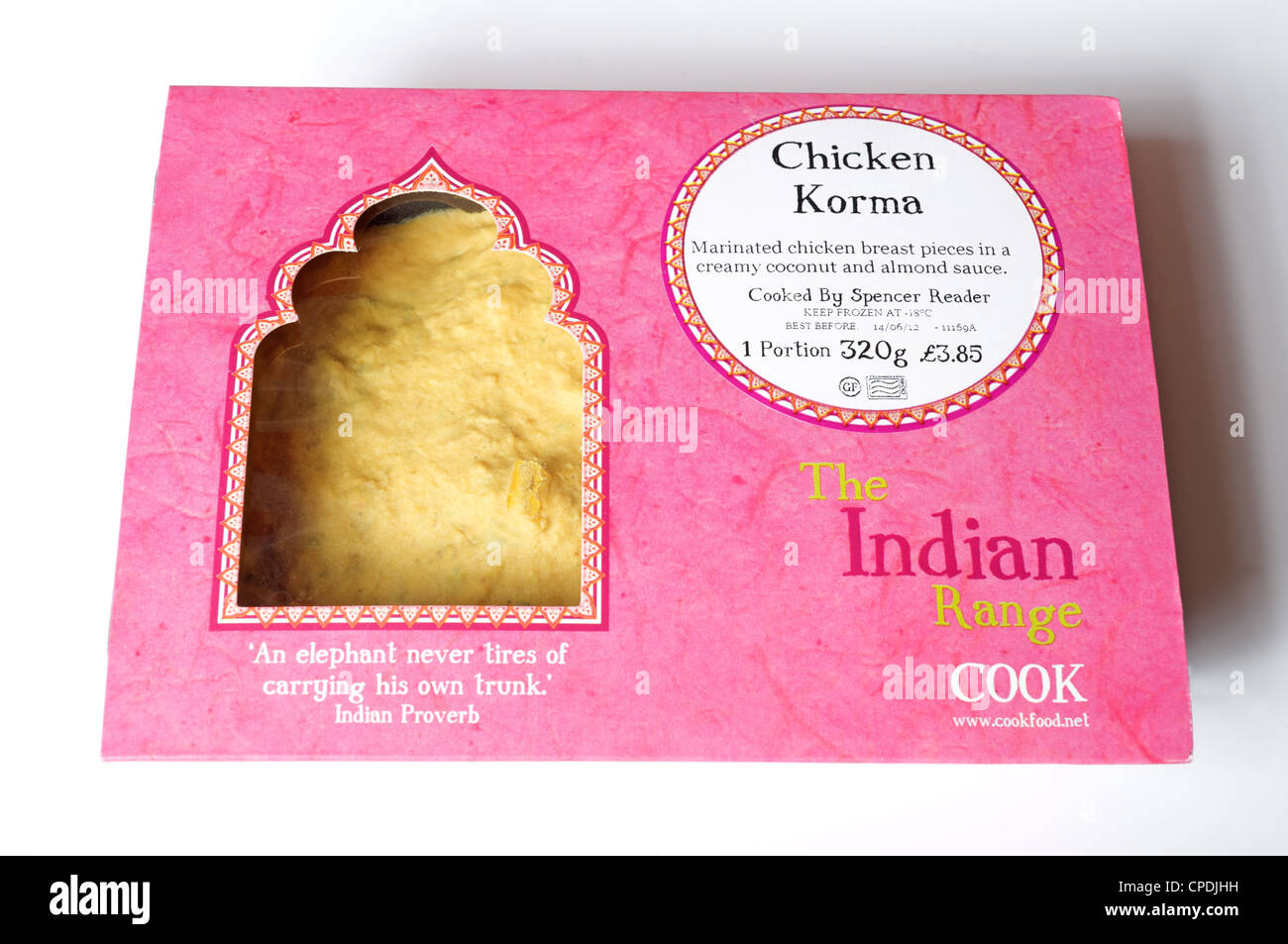 The Indian Range chicken Korma Stock Photo