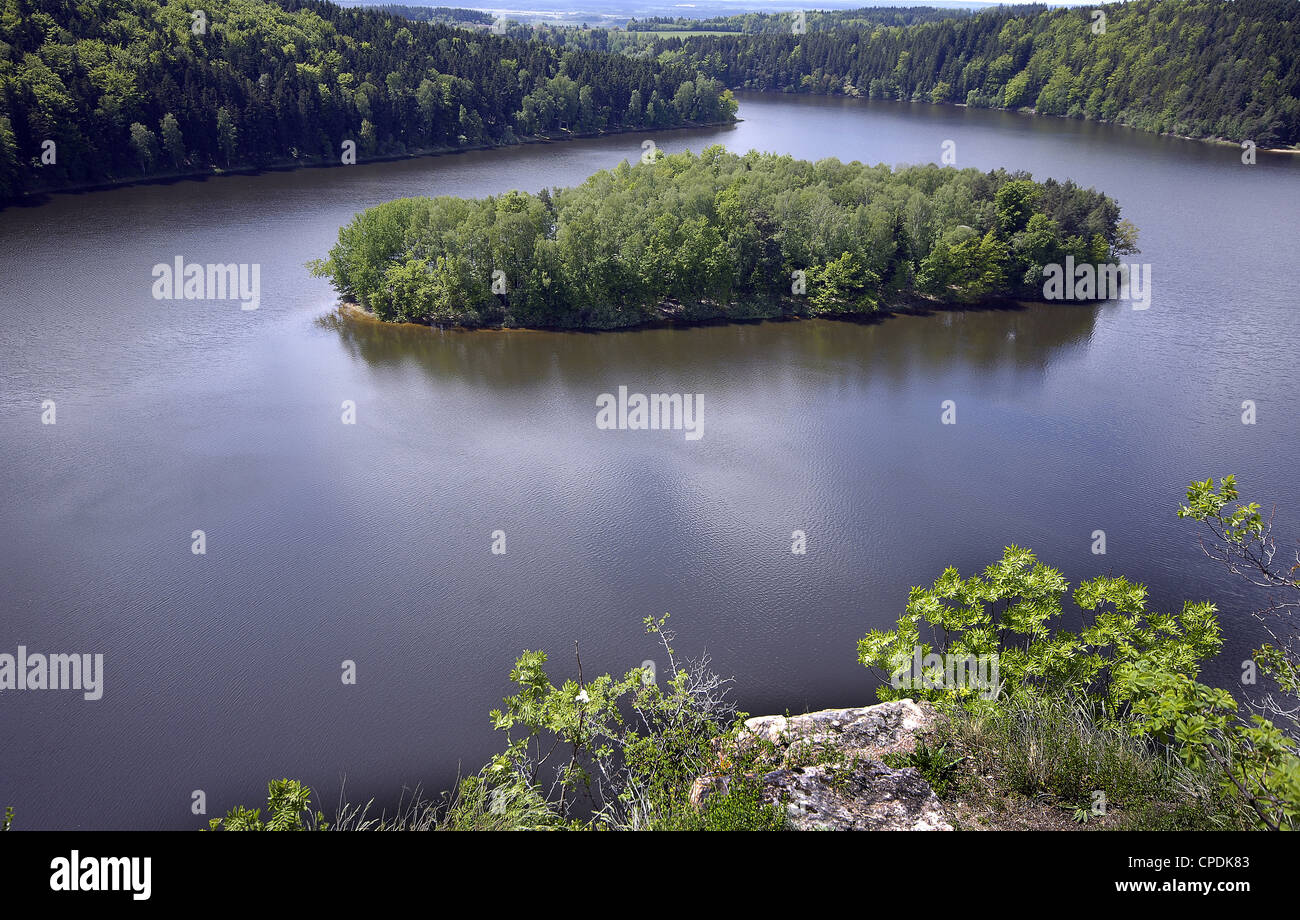 The SEC Dam, Zelezne hory, mountains, May 2012. Czech Republic. (CTK Photo/Drahoslav Ramik) Stock Photo
