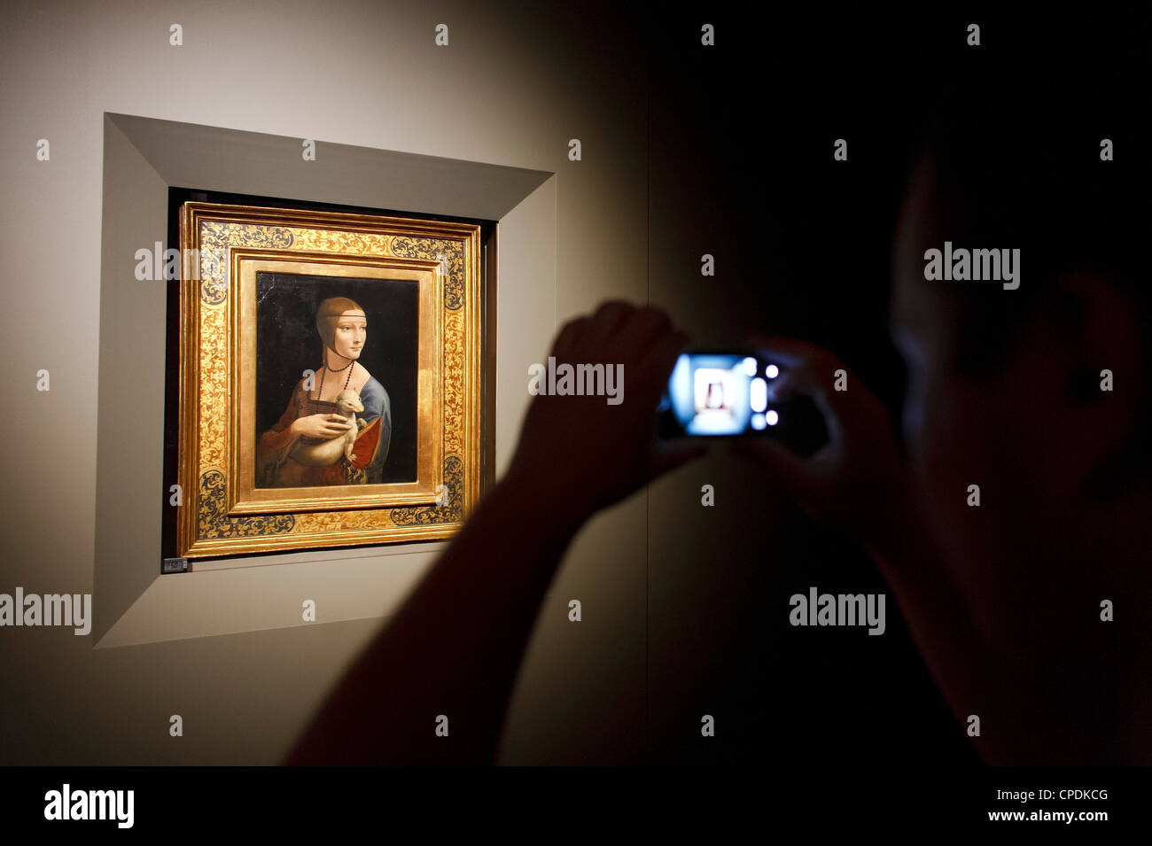 Famous leonardo da vincis painting hires stock photography and images
