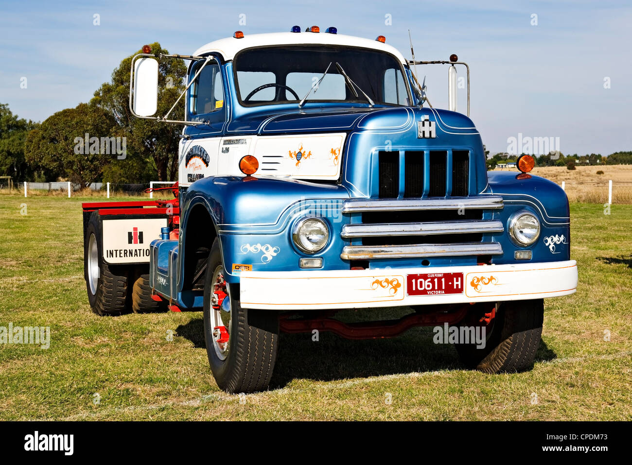 Clunes Australia / This R 195 series International truck was on Stock Photo: 48244423 - Alamy