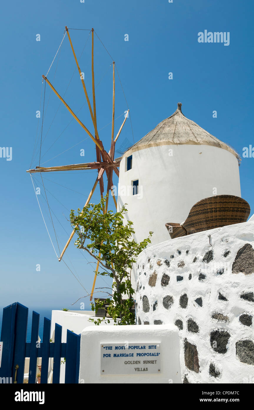 Windmill on beautiful island hi-res stock photography and images - Alamy
