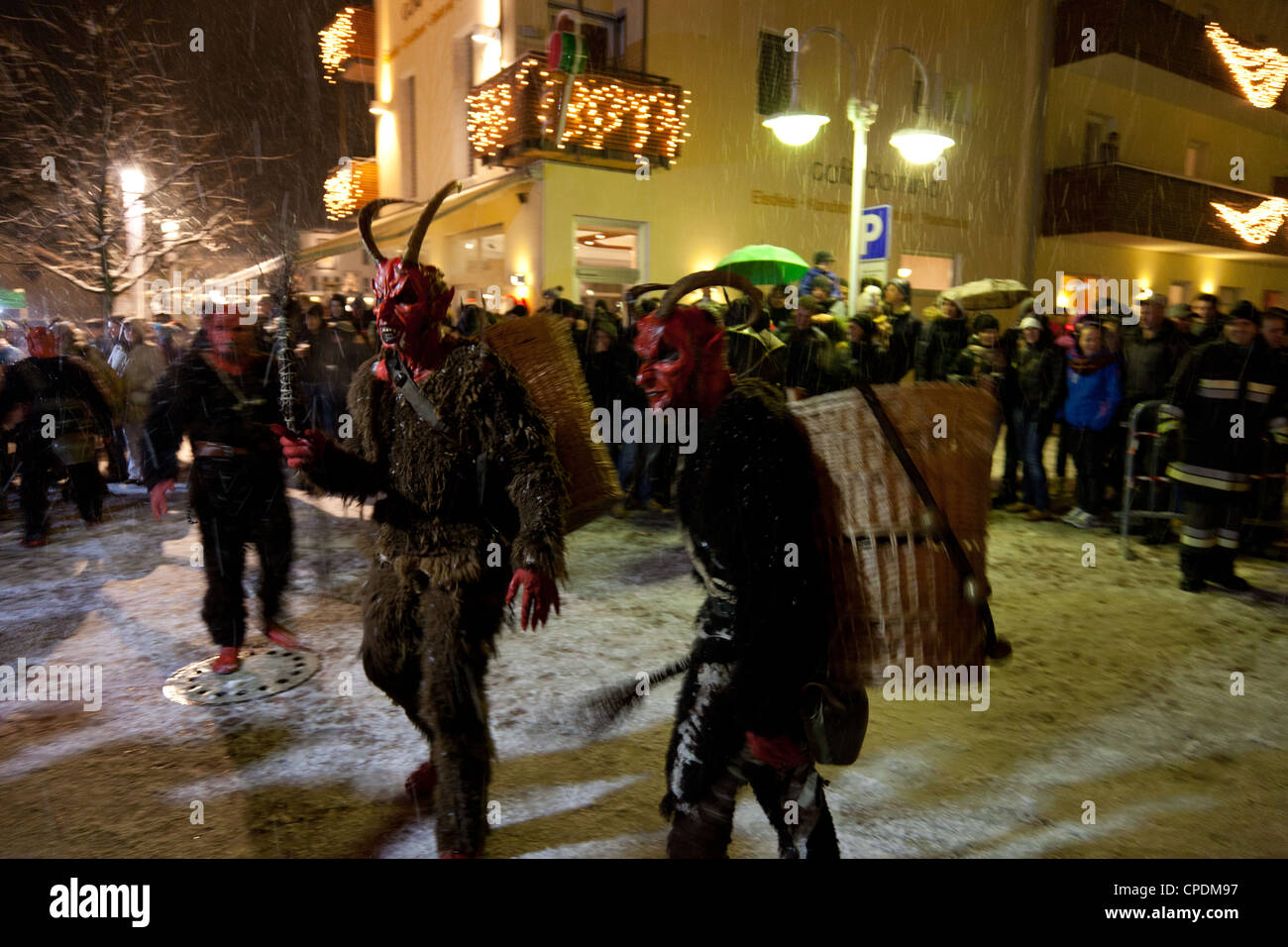 Krampus is a mythical creature recognized in Alpine countries, Campo