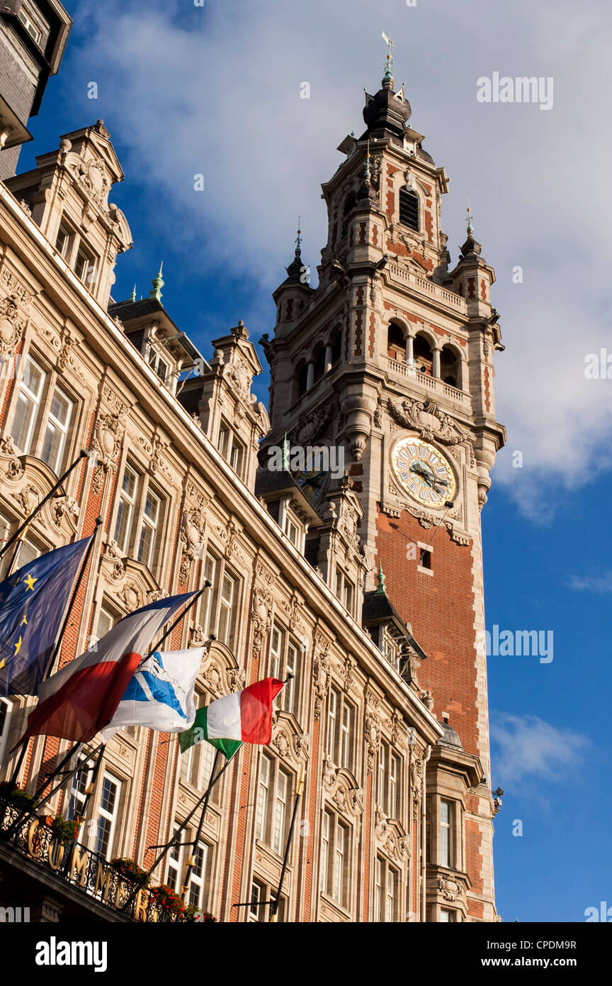 The Chamber of Commerce Building, Lille, France Stock Photo