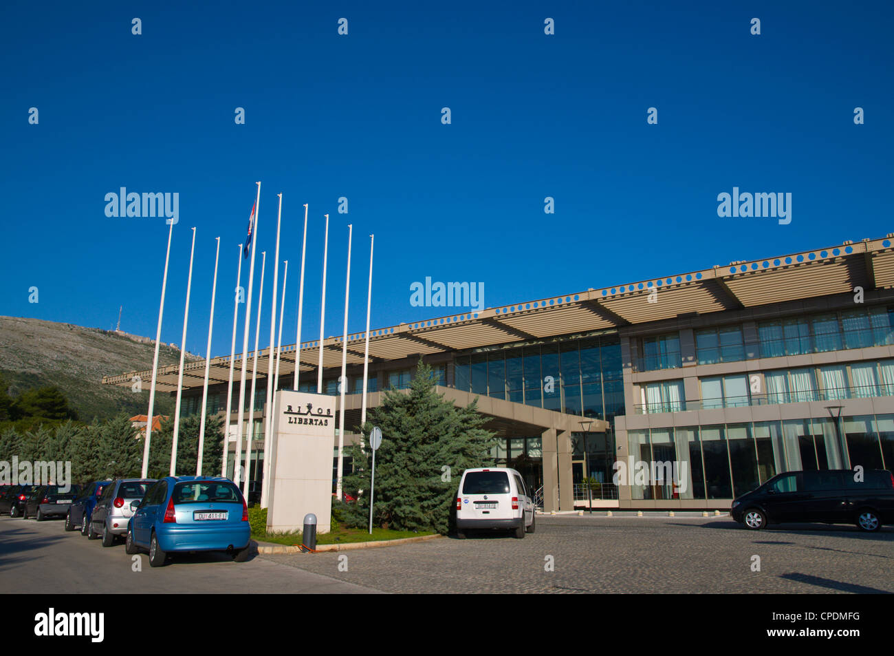 Rixos Libertas chain hotel Dubrovnik city Dalmatia Croatia Europe Stock Photo