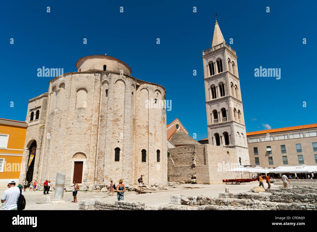 Church of St. Donat, Zadar, Zadar county, Dalmatia region, Croatia, Europe Stock Photo