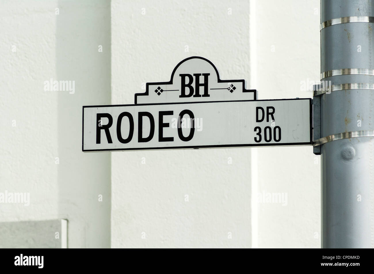 Sign on Rodeo Drive, Los Angeles, California USA Stock Photo