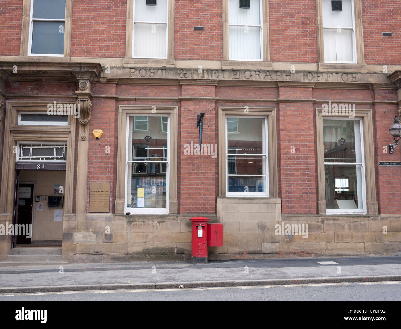 The Old Post and Telegraph Office, Oldham, Greater Manchester, UK Stock