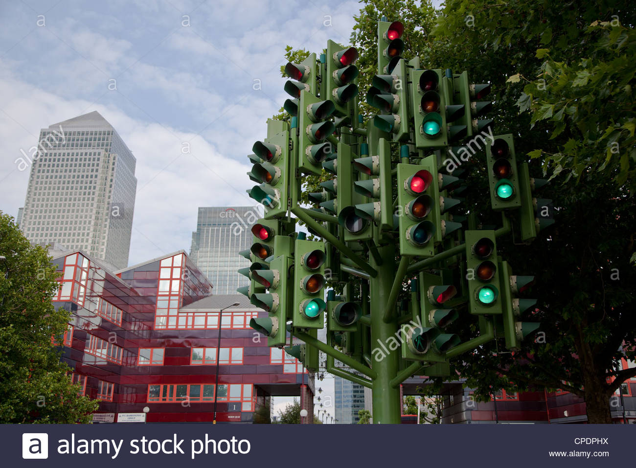 Traffic Light Tree London High Resolution Stock Photography and Images
