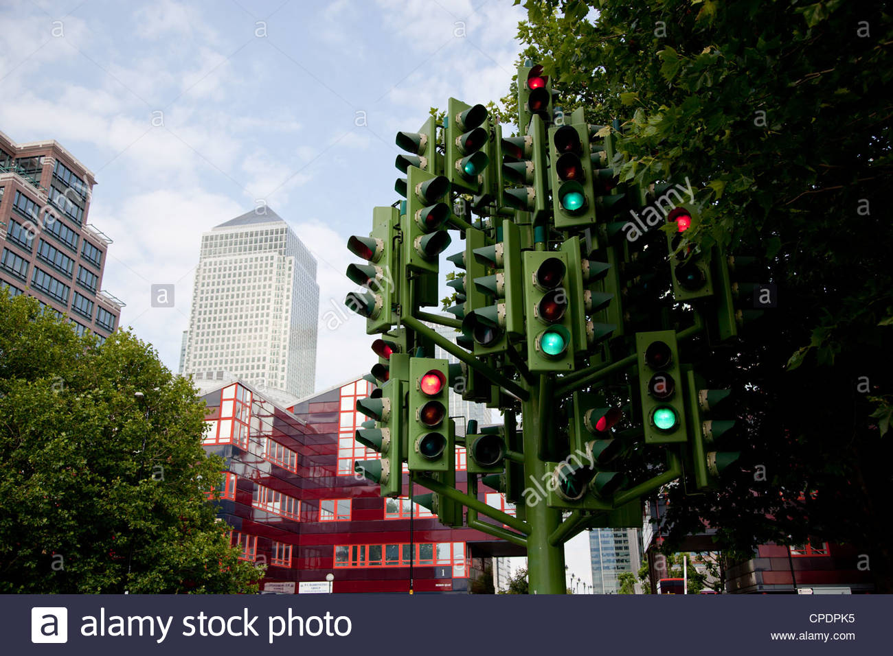 Traffic Light Tree London High Resolution Stock Photography and Images