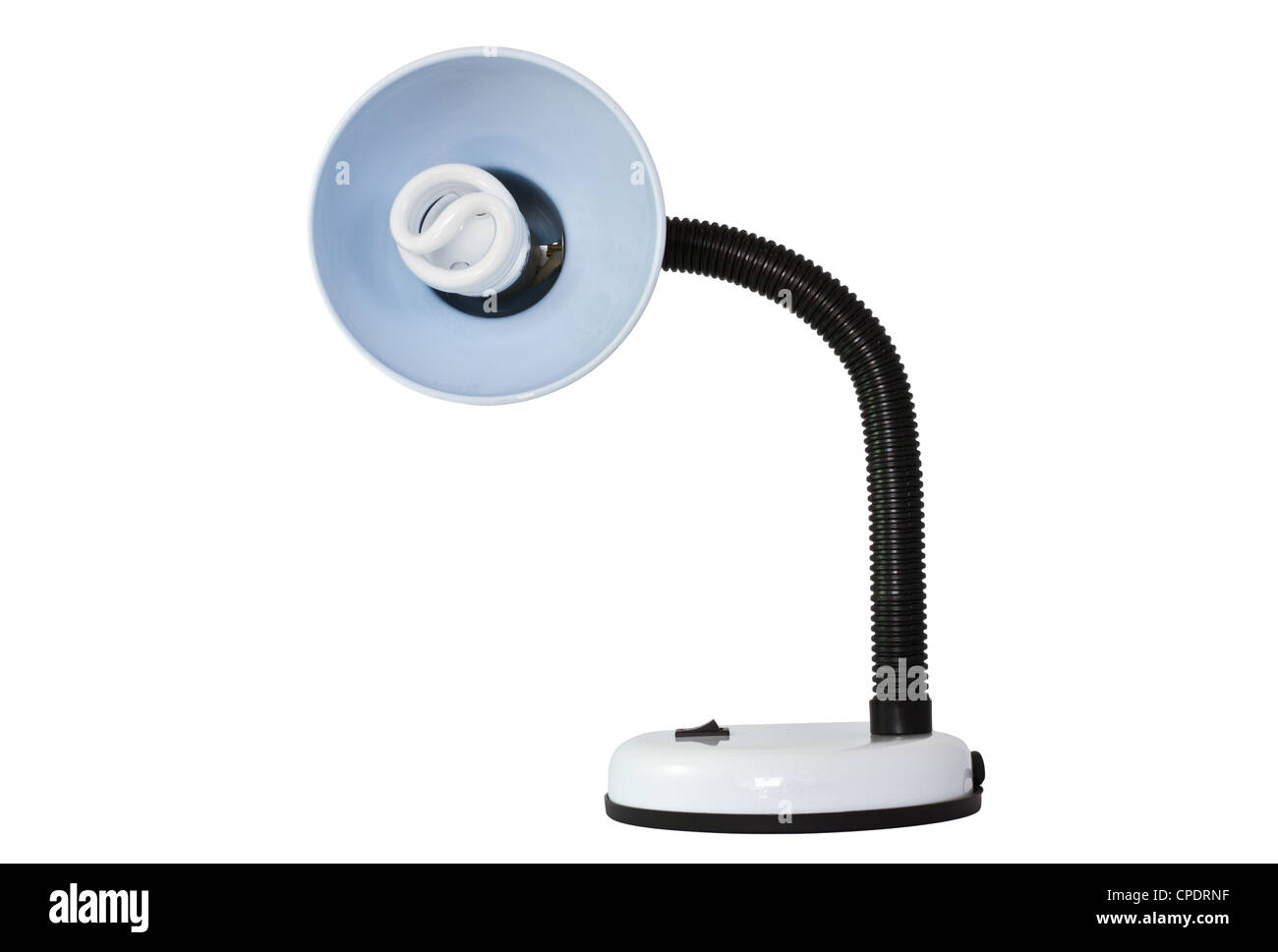 Desk lamp on white background Stock Photo