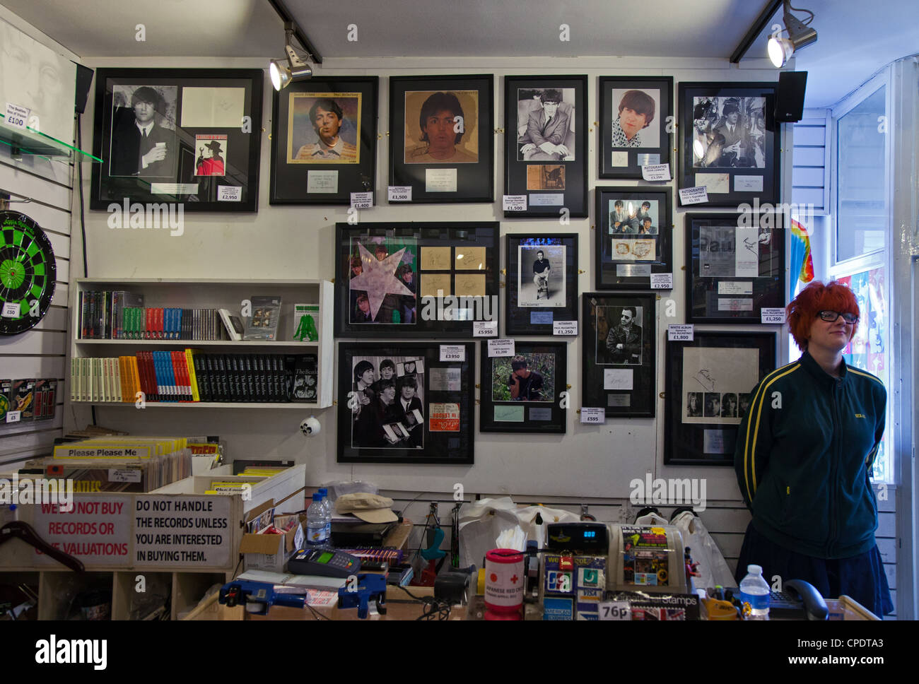 London, the Beatles store in Baker street Stock Photo