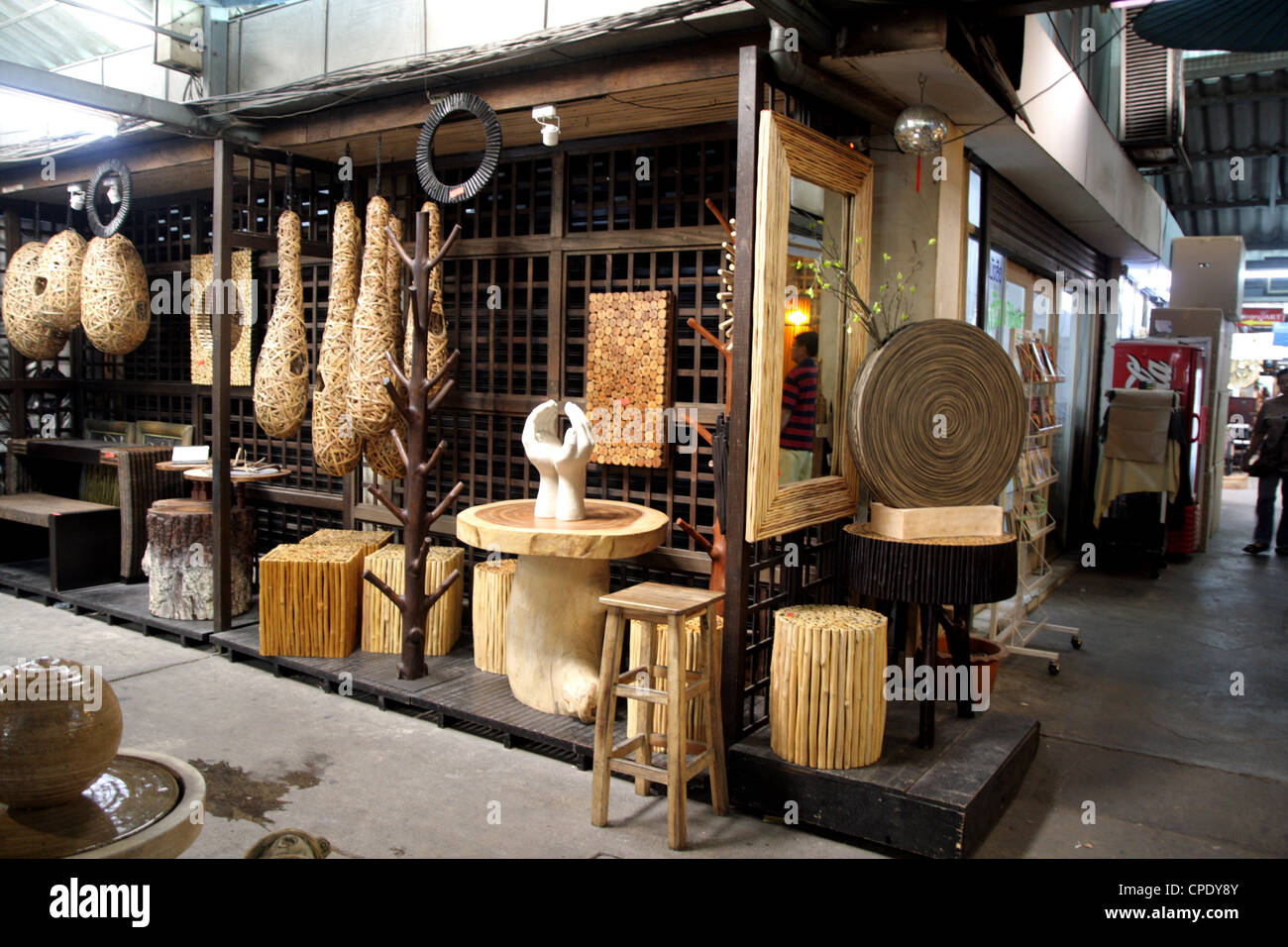 Furniture and Home Decorations shop in Chatuchak Weekend Market , Bangkok  Stock Photo - Alamy