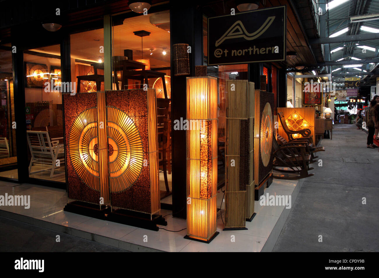 Furniture and Home Decorations shop in Chatuchak Weekend Market , Bangkok  Stock Photo - Alamy