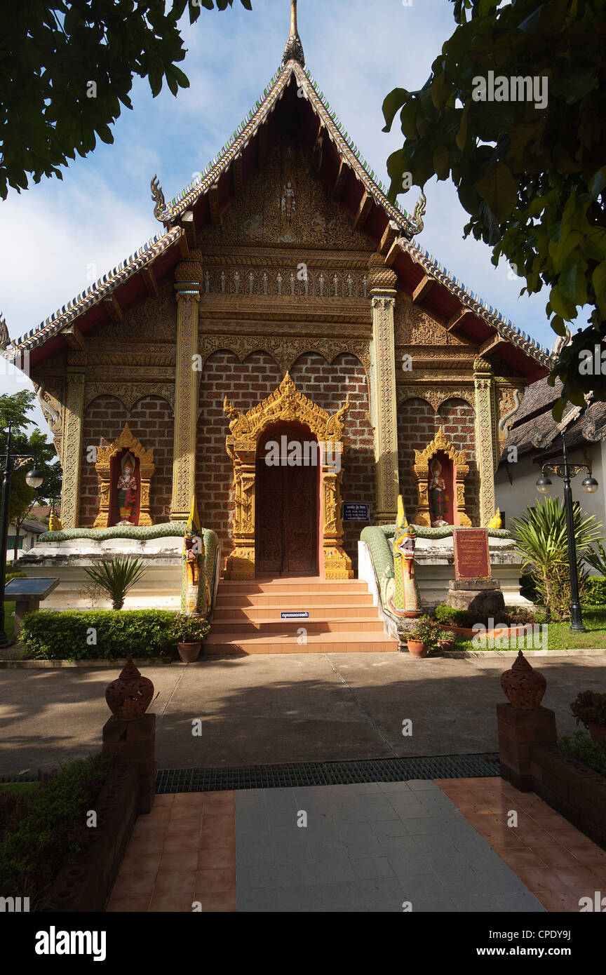 Elk208-6177v Thailand, Phrae, Wat Luang, viharn Stock Photo