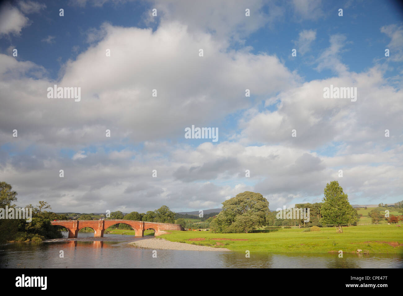 The Eden Bridge, Lazonby, Eden Valley Cumbria England UK Stock Photo