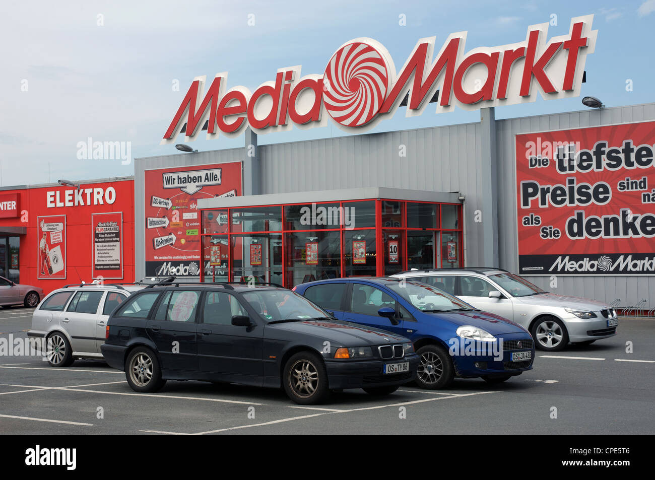 Media Markt electronics store Germany Stock Photo - Alamy