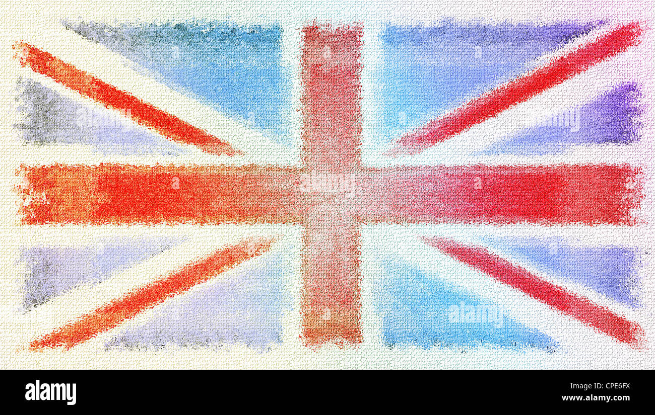 UNION JACK FLAG CANVAS PAINTING JASPER JOHNS Stock Photo Alamy