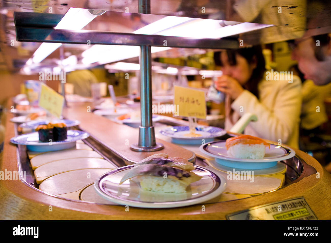 Conveyor belt sushi hi-res stock photography and images - Alamy