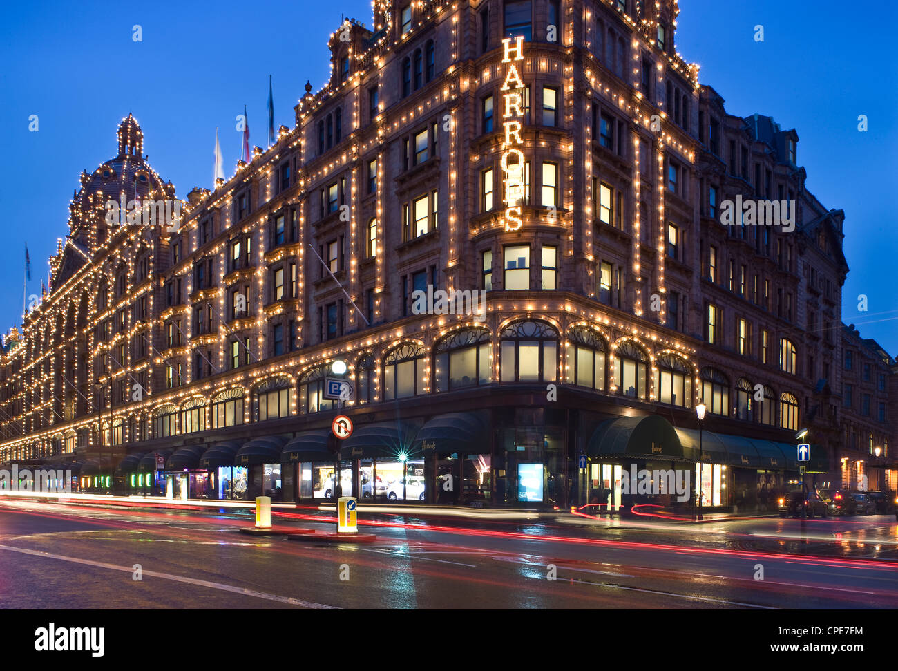 Harrods, Kensington, London, England, United Kingdom, Europe Stock