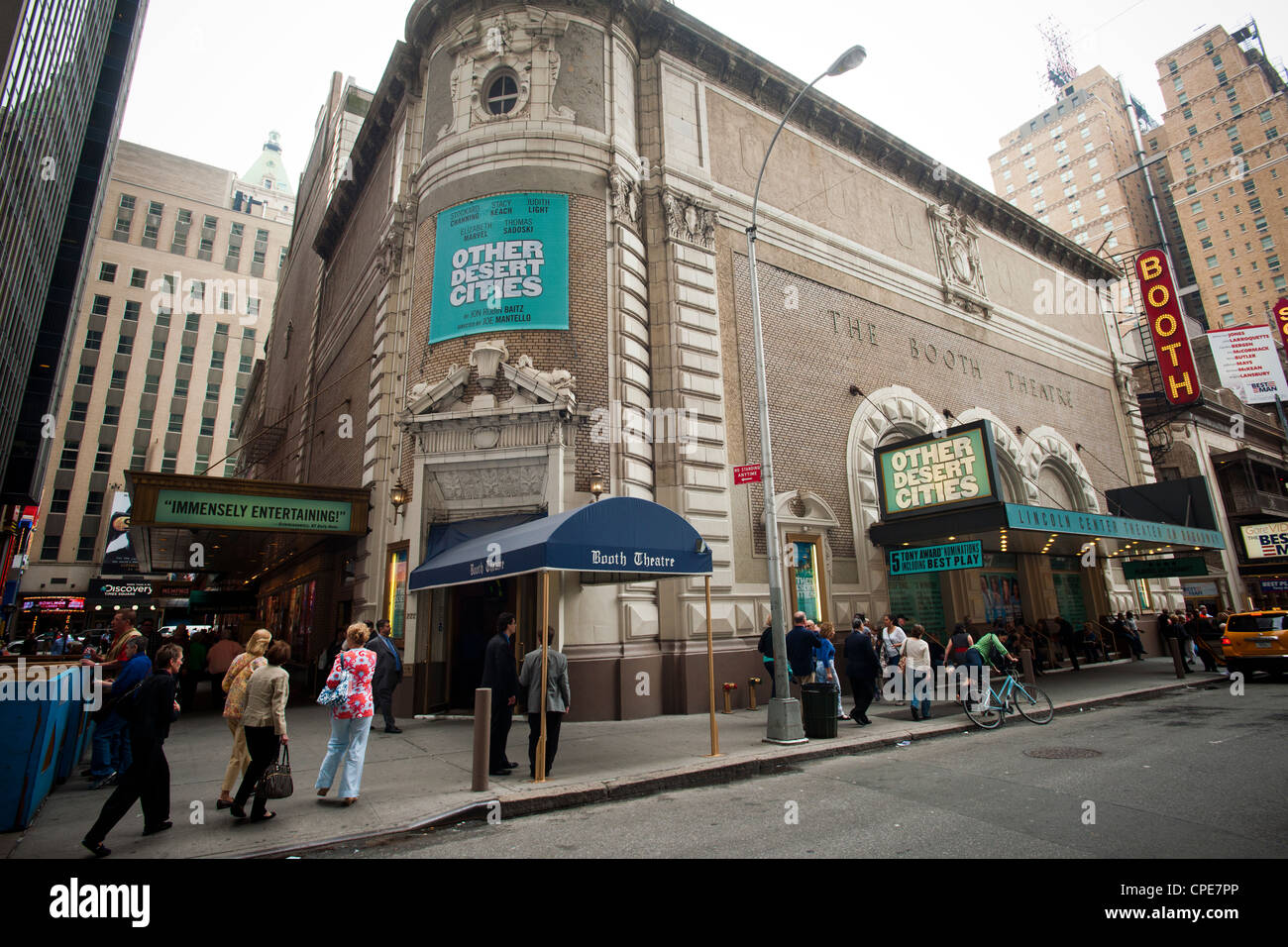 Booth Theater, Broadway, New York City, USA Stock Photo - Alamy