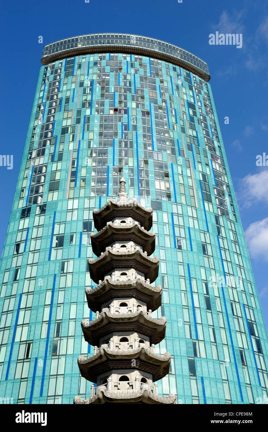 Beetham Tower, Chinese Quarter, Birmingham, West Midlands, England, United Kingdom, Europe Stock Photo